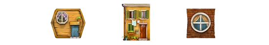 Tower Rush game icons.
